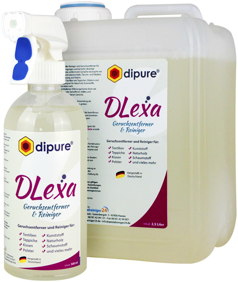 DLexa désodorisant et nettoyant à base de micro-organismes.
